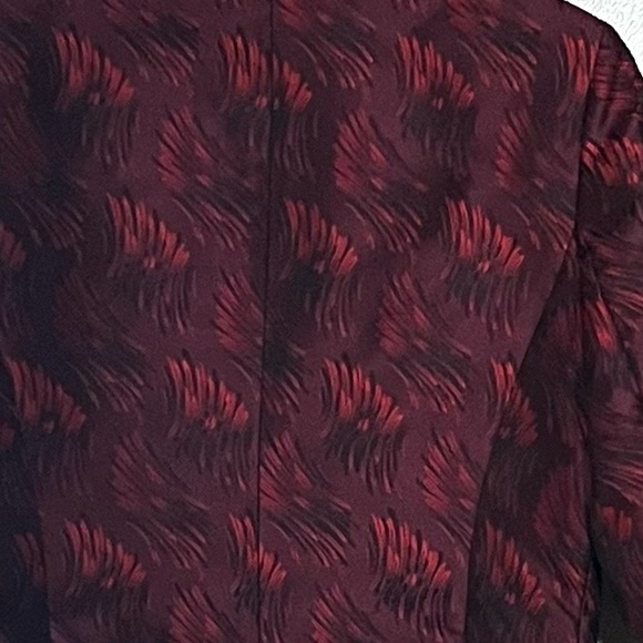 EUC Anne Klein burgundy and black Pants Set. Women’s size 12. - Picture 7 of 8